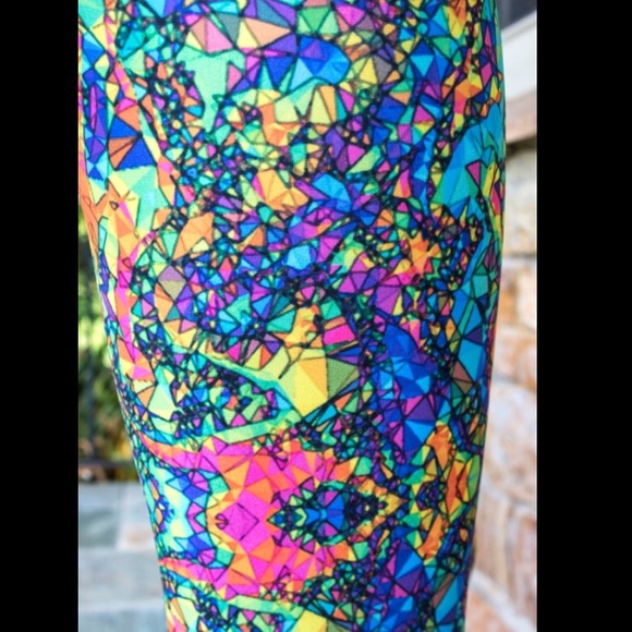 Psychedelic legging pant fractal rave festival Edc - Picture 4 of 8